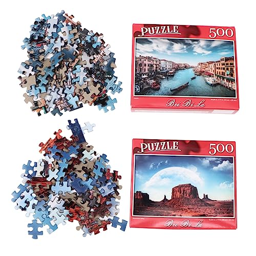 Beaupretty 500 Stück Teile Erwachsene Puzzle Kreatives Jigsaw Monument für Geduld und Konzentration für Geburtstage und Besondere Anlässe von Beaupretty