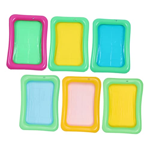 Beaupretty 6 Stück Aufblasbare Servierbar Kühltablett für Getränke Snacks für und Sommerbuffets Leicht Tragbar Einfach zu Befüllen mit EIS Beaupretty 6 Stück Aufblasbare Servierbar Kühltablett für Getränke Snacks für und Sommerbuffets Leicht Tragbar Einfach zu Befüllen mit EIS von Beaupretty