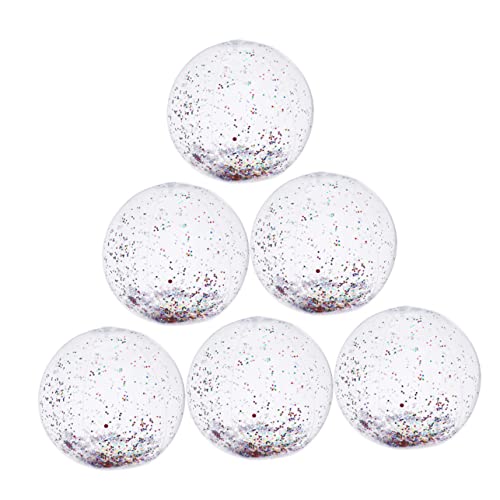 Beaupretty 6 Stück Aufblasbare Strandbälle mit Glitzer Transparente PVC Bälle für Strand und Wasserspiele Fördert die Eltern Junge Mädchen Bindung und Aktives Beaupretty 6 Stück Aufblasbare Strandbälle mit Glitzer Transparente PVC Bälle für Strand und Wasserspiele Fördert die Eltern Junge Mädchen Bindung und Aktives von Beaupretty