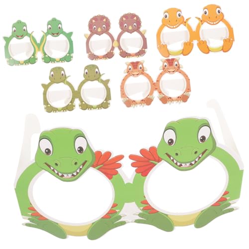 Beaupretty 6 Stück Dinosaurier-Brille Dekorationen im Dinosaurier-Stil erste Geburtstagskorte Kleinkinder Junge Kinderpartyzubehör Dinosaurier -Themenpartybrille Dinosaurierdekor Papier Beaupretty 6 Stück Dinosaurier-Brille Dekorationen im Dinosaurier-Stil erste Geburtstagskorte Kleinkinder Junge Kinderpartyzubehör Dinosaurier -Themenpartybrille Dinosaurierdekor Papier von Beaupretty