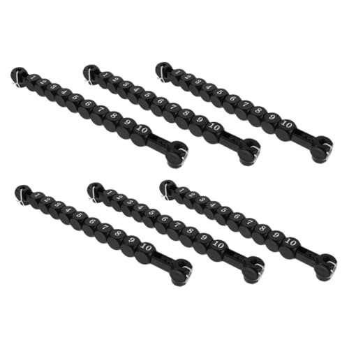 Beaupretty 6 Stück Fußball Tisch Spielstandanzeiger aus Robustem Kunststoff Kompakte Tragbare Ersatzteile für Tischfußball und Air Hockey Vielseitige Fußballtisch Scoreboard Zubehör von Beaupretty