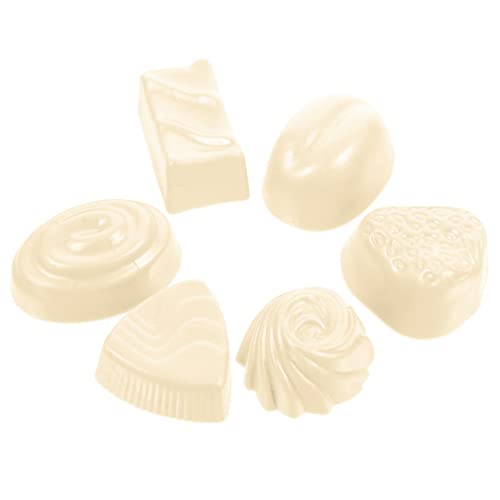 Beaupretty 6 Stück Künstliche Schokoladenmodelle Teiliges PVC Simulation Dekorationsrequisiten für Realistische Modelle für Fensterdekoration und Fotografie Kreative Deko für Zuhause von Beaupretty