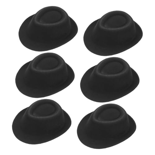 Beaupretty 6 Stück Mini Jazzhüte aus Kleine Puppenhüte für DIY Basteln Langlebige Klassische Schwarz Miniatur Hüte Geeignet für Puppen Cosplay Western und Themenpartys Beaupretty 6 Stück Mini Jazzhüte aus Kleine Puppenhüte für DIY Basteln Langlebige Klassische Schwarz Miniatur Hüte Geeignet für Puppen Cosplay Western und Themenpartys von Beaupretty