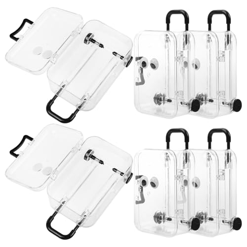 Beaupretty 6 Stück Mini Schmuckboxen aus Robustem Transparente Bewegliche Koffer Form mit Ausziehbaren Kompakte Aufbewahrung für Schmuck und Kleine Geschenke Dekoratives Tischaccessoire Beaupretty 6 Stück Mini Schmuckboxen aus Robustem Transparente Bewegliche Koffer Form mit Ausziehbaren Kompakte Aufbewahrung für Schmuck und Kleine Geschenke Dekoratives Tischaccessoire von Beaupretty