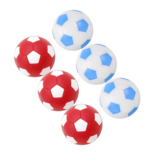Beaupretty 6 Stück Mini Tischfußballbälle Kunststoff Ersatzbälle für Standard Tischkicker Fußball Spiel Zubehör Kompakt Langlebig Stabil in Rot weiß und Hellblau weiß Beaupretty 6 Stück Mini Tischfußballbälle Kunststoff Ersatzbälle für Standard Tischkicker Fußball Spiel Zubehör Kompakt Langlebig Stabil in Rot weiß und Hellblau weiß von Beaupretty
