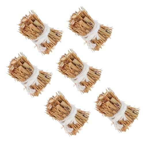 Beaupretty 6 Stück Miniatur Heuballen Realistische Deko für Puppenhäuser Sandtische und Bastelprojekte Handgefertigte Heuballen mit Detaillierter für Kreative Anwendungen Beaupretty 6 Stück Miniatur Heuballen Realistische Deko für Puppenhäuser Sandtische und Bastelprojekte Handgefertigte Heuballen mit Detaillierter für Kreative Anwendungen von Beaupretty
