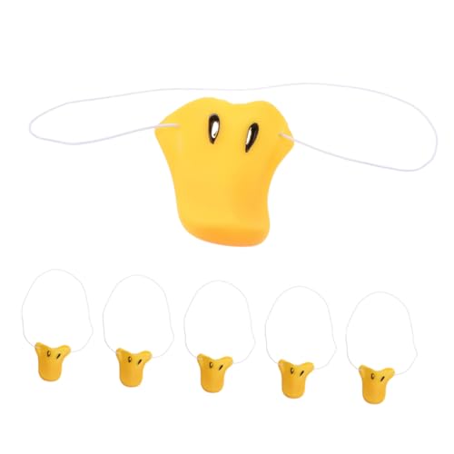 Beaupretty 6 Stück Realistische Entennasen aus Vinyl Sichere Bequeme Party deko und Cosplay zubehör für Halloween Maskenbälle Geburtstage und Vielseitige Kostüm accessoires von Beaupretty