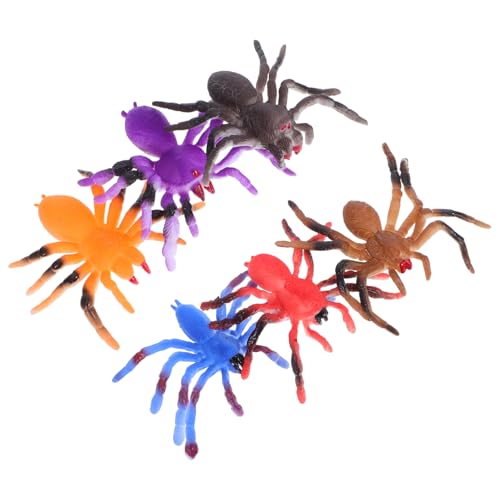 Beaupretty 6 Stück Realistische Spinnen Spielzeuge für Halloween Deko Scherzartikel Sicheres für Fördert Kreativität und Entdeckung von Beaupretty