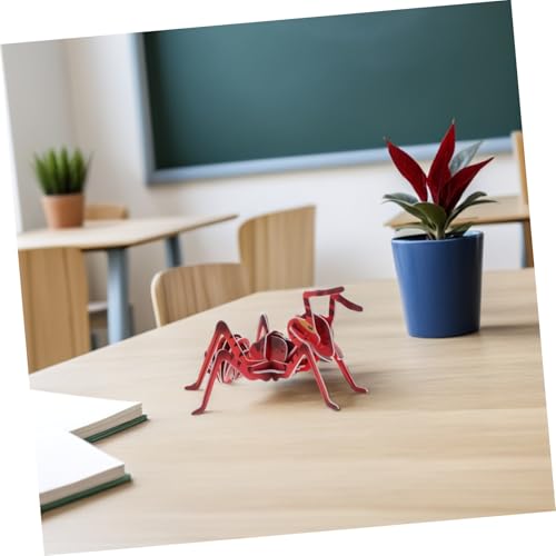 Beaupretty 6 Stück Teiliges Ameisen Puzzle DIY Stem Bastelspielzeug Realistische Insektenmodelle aus Pappe Edukatives Zusammenbau-Set für Fördert Kreativität und Naturwissenschaftliches von Beaupretty