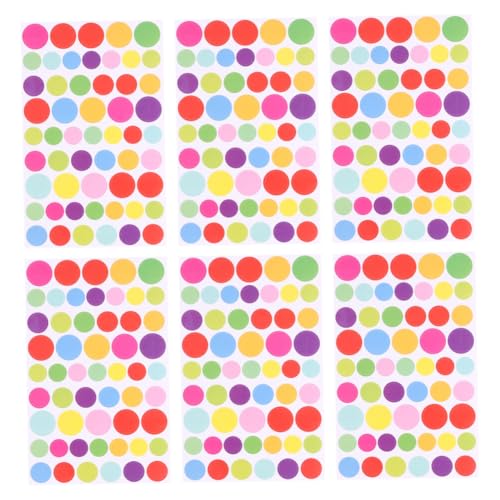 Beaupretty 6 Stück Teiliges Aufkleber Selbstklebend Vielseitig für Scrapbooking Kalender Markieren Kinderfreundlich Wiederverwendbar Umweltfreundlich Dekorativ für Fotoalben und von Beaupretty