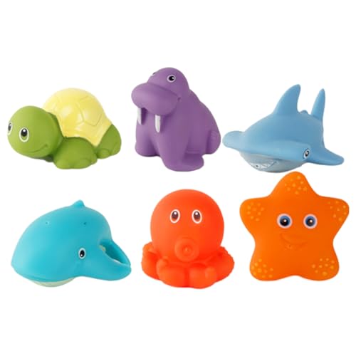 Beaupretty 6 Stück Teiliges Badespielzeug Set Spritztiere mit Farbwechsel für Kleinkinder Cartoon Design Fördert Kreativität und Spaß Beim Baden für Jungen und Mädchen Beaupretty 6 Stück Teiliges Badespielzeug Set Spritztiere mit Farbwechsel für Kleinkinder Cartoon Design Fördert Kreativität und Spaß Beim Baden für Jungen und Mädchen von Beaupretty