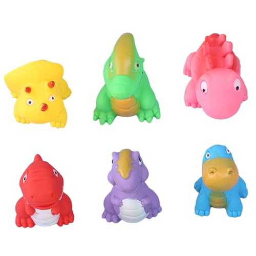 Beaupretty 6 Stück Teiliges Badespielzeug mit Dinosaurier Design Quietschende Badetiere aus Strapazierfähigem Material Sicher und Hautfreundlich Wasserspielzeug für Junge Mädchen und Beaupretty 6 Stück Teiliges Badespielzeug mit Dinosaurier Design Quietschende Badetiere aus Strapazierfähigem Material Sicher und Hautfreundlich Wasserspielzeug für Junge Mädchen und von Beaupretty