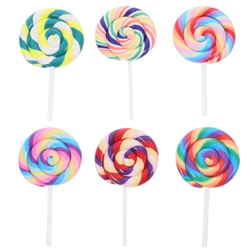 Beaupretty 6 Stück Teiliges Bunte Weiche Lutscher Anhänger DIY Bastelzubehör Kinderfreundlich Sichere Polymer Clay Lutscher Deko für Hochzeitsgeschenke und Schmuckherstellung Beaupretty 6 Stück Teiliges Bunte Weiche Lutscher Anhänger DIY Bastelzubehör Kinderfreundlich Sichere Polymer Clay Lutscher Deko für Hochzeitsgeschenke und Schmuckherstellung von Beaupretty