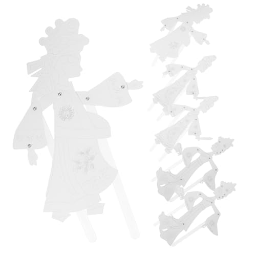 Beaupretty 6 Stück Teiliges DIY Schattenpuppen Traditionelles Chinesisches Puppentheater Handgefertigt Kinderspielzeug Pädagogisch Kreatives Bastelset für Familien und Kindergarten von Beaupretty