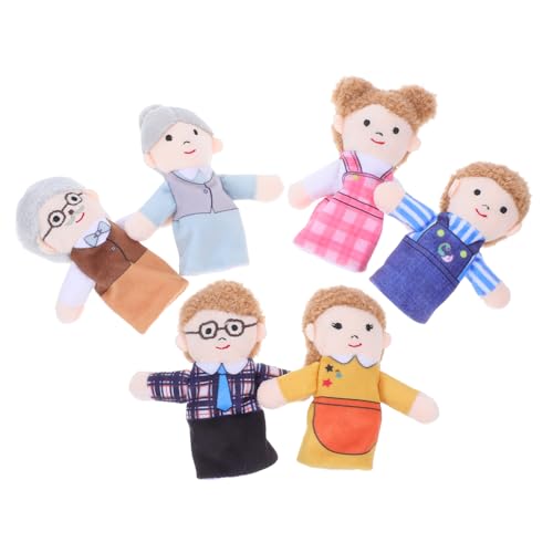 Beaupretty 6 Stück Teiliges Familien Handpuppen aus Kuscheligem Plüsch Weiche Fingerpuppen für Geschichtenerzählen Rollenspiel und Sprachförderung Interaktives Lernspielzeug für Zuhause und Beaupretty 6 Stück Teiliges Familien Handpuppen aus Kuscheligem Plüsch Weiche Fingerpuppen für Geschichtenerzählen Rollenspiel und Sprachförderung Interaktives Lernspielzeug für Zuhause und von Beaupretty