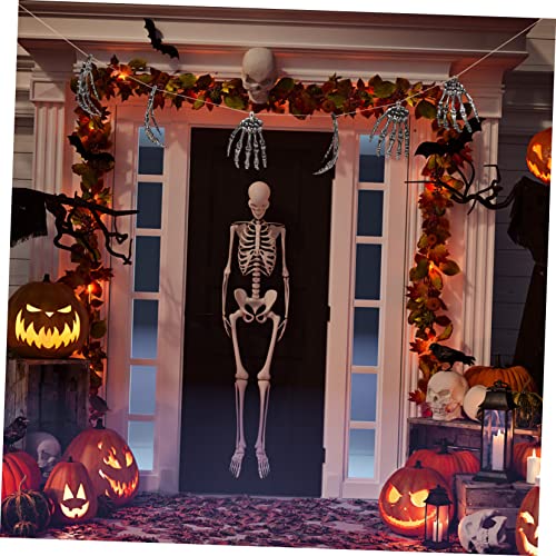 Beaupretty 6 Stück Teiliges Halloween Deko Skelett Hände aus Kunststoff Leichte Gruselige Knochen Deko für Party Tisch Wand Fenster Kreative Halloween Bastel Requisiten für Schaurige von Beaupretty