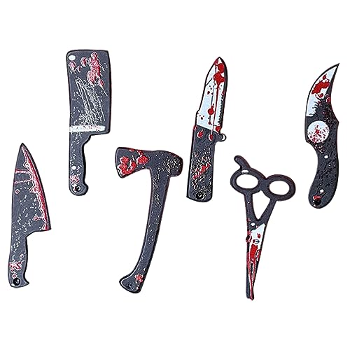 Beaupretty 6 Stück Teiliges Halloween Requisiten Resin Deko für Mikrolandschaften Blutig Cutter Requisiten für Halloween Dekoration und Puppenhaus Gestaltung Beaupretty 6 Stück Teiliges Halloween Requisiten Resin Deko für Mikrolandschaften Blutig Cutter Requisiten für Halloween Dekoration und Puppenhaus Gestaltung von Beaupretty