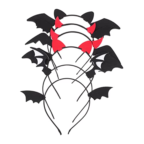 Beaupretty 6 Stück Teiliges Halloween Teufelsflügel Haarreif Kostüm Party Accessoire mit Stabilem Rahmen Einfach zu Tragen für Karneval und Cosplay Beaupretty 6 Stück Teiliges Halloween Teufelsflügel Haarreif Kostüm Party Accessoire mit Stabilem Rahmen Einfach zu Tragen für Karneval und Cosplay von Beaupretty