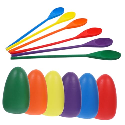Beaupretty 6 Stück Teiliges Holz Balancierspiel Balancing Training Egg and Spoon Game für Motorikförderung Familienaktivitäten und Outdoor Spiele Beaupretty 6 Stück Teiliges Holz Balancierspiel Balancing Training Egg and Spoon Game für Motorikförderung Familienaktivitäten und Outdoor Spiele von Beaupretty