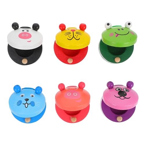 Beaupretty 6 Stück Teiliges Holz Kastagnetten für Bunte Percussion Instrumente Leichte Musikalische Spielzeuge Rhythmusgefühl und Gehörbildung bei Vorschulkindern Beaupretty 6 Stück Teiliges Holz Kastagnetten für Bunte Percussion Instrumente Leichte Musikalische Spielzeuge Rhythmusgefühl und Gehörbildung bei Vorschulkindern von Beaupretty