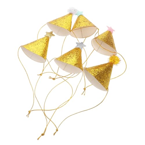 Beaupretty 6 Stück Teiliges Kindergeburtstags Partyhüte mit Glitzernden Sternen und Pompons Leichte Geburtstagshüte für Mädchen Festliche Kronen für Babyshowers und Themenfeiern Beaupretty 6 Stück Teiliges Kindergeburtstags Partyhüte mit Glitzernden Sternen und Pompons Leichte Geburtstagshüte für Mädchen Festliche Kronen für Babyshowers und Themenfeiern von Beaupretty
