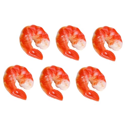 Beaupretty 6 Stück Teiliges Künstliche Garnelen Modelle aus PVC Realistisches Lebensmittel und Lehrmodell für Restaurants und Kreative Präsentationen Beaupretty 6 Stück Teiliges Künstliche Garnelen Modelle aus PVC Realistisches Lebensmittel und Lehrmodell für Restaurants und Kreative Präsentationen von Beaupretty