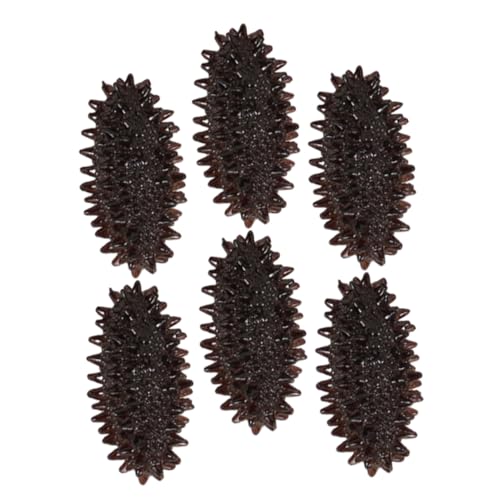 Beaupretty 6 Stück Teiliges Künstliches Seeigel Modell aus Robustem PVC Realistische Meeresfrüchte Deko Leichtes Food Prop für Markt Küchen und Fotografie Dekoration von Beaupretty