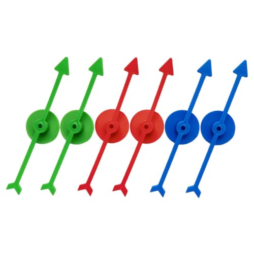 Beaupretty 6 Stück Teiliges Langlebiger Kunststoff Spielzeiger Lang in Farben Ersatzpfeile für Brettspiele und DIY Spielbretter Geeignet für Partyspiele Unterricht und Interaktive Beaupretty 6 Stück Teiliges Langlebiger Kunststoff Spielzeiger Lang in Farben Ersatzpfeile für Brettspiele und DIY Spielbretter Geeignet für Partyspiele Unterricht und Interaktive von Beaupretty