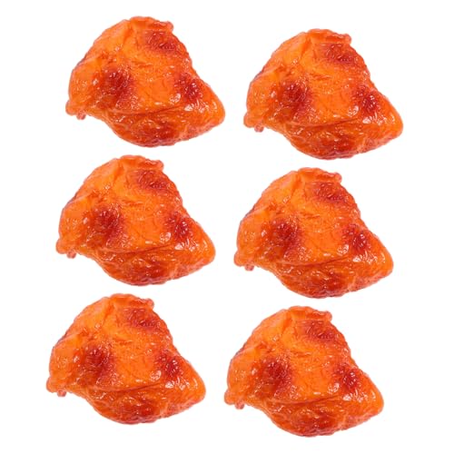 Beaupretty 6 Stück Teiliges Lebensechte Brathähnchen Modelle aus Realistische Spielzeuge für Erwachsene für Streiche und Dekoration Küche und Restaurant von Beaupretty