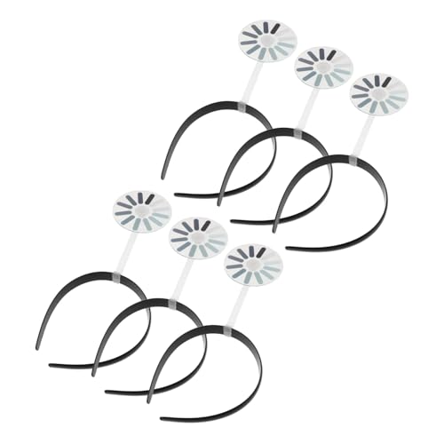 Beaupretty 6 Stück Teiliges Loading Spinner Haarband Leichtes Verstellbares Party-accessoire mit Einzigartigem Lade-symbol Design Lustiges Stirnband für Fotoshootings und Festliche Anlässe von Beaupretty