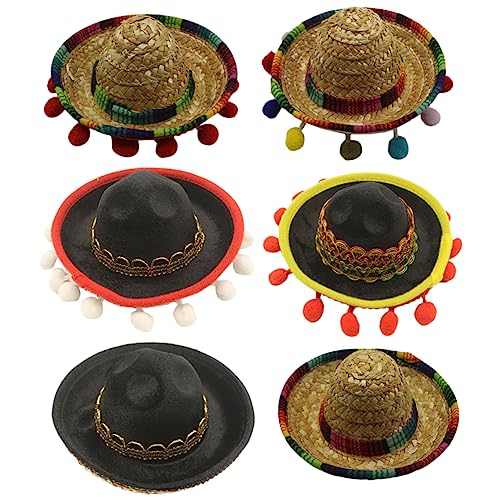 Beaupretty 6 Stück Teiliges Mexikanisches Sombrero Haarband Stylische Party Accessoires für Erwachsene für Fiestas Karneval und Mexikanische Themenfeiern Beaupretty 6 Stück Teiliges Mexikanisches Sombrero Haarband Stylische Party Accessoires für Erwachsene für Fiestas Karneval und Mexikanische Themenfeiern von Beaupretty