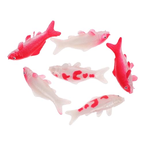 Beaupretty 6 Stück Teiliges Mini Koi Fisch Figuren Realistische Künstliche Goldfisch Modelle Dekorative Aquarium Deko Lebensechte Miniatur Fische für Wasserlandschaften und Beaupretty 6 Stück Teiliges Mini Koi Fisch Figuren Realistische Künstliche Goldfisch Modelle Dekorative Aquarium Deko Lebensechte Miniatur Fische für Wasserlandschaften und von Beaupretty