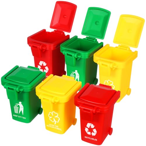 Beaupretty 6 Stück Teiliges Mini Mülltonnen für Lernspielzeug zur Mülltrennung Farben Fördert Umweltfreundliche Gewohnheiten Beaupretty 6 Stück Teiliges Mini Mülltonnen für Lernspielzeug zur Mülltrennung Farben Fördert Umweltfreundliche Gewohnheiten von Beaupretty