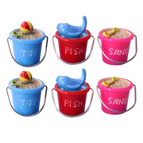 Beaupretty 6 Stück Teiliges Mini Strand Eimer aus Kunstharz mit Fisch Ball und Löffel Dekorative Micro Landschaft Figuren für Sukkulenten Blumentopf und Sandtisch Modell Farbenfrohe Garten Beaupretty 6 Stück Teiliges Mini Strand Eimer aus Kunstharz mit Fisch Ball und Löffel Dekorative Micro Landschaft Figuren für Sukkulenten Blumentopf und Sandtisch Modell Farbenfrohe Garten von Beaupretty