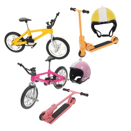 Beaupretty 6 Stück Teiliges Miniatur Fahrrad Scooter-Set für Puppenhaus Dekoration Realistische Outdoor-Szene Langlebige Materialien Detailgetreu Gestaltete Miniatur Fahrräder und Helme Beaupretty 6 Stück Teiliges Miniatur Fahrrad Scooter-Set für Puppenhaus Dekoration Realistische Outdoor-Szene Langlebige Materialien Detailgetreu Gestaltete Miniatur Fahrräder und Helme von Beaupretty