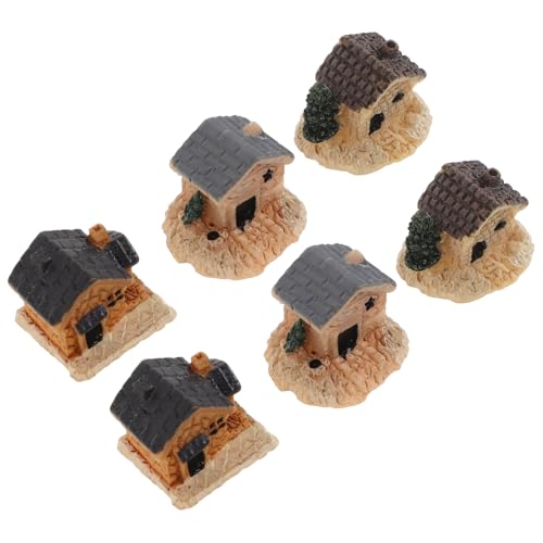 Beaupretty 6 Stück Teiliges Miniatur Resin Figuren Mikro Landschaft Dekoration Mini Häuser Puppenhaus Zubehör für Bonsai Terrarien Garten Deko Beaupretty 6 Stück Teiliges Miniatur Resin Figuren Mikro Landschaft Dekoration Mini Häuser Puppenhaus Zubehör für Bonsai Terrarien Garten Deko von Beaupretty