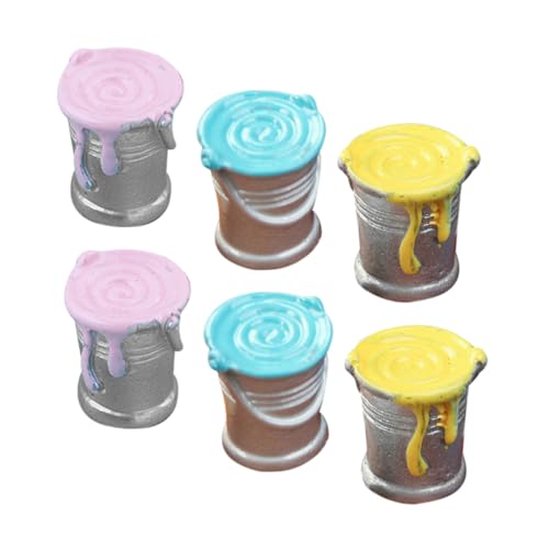 Beaupretty 6 Stück Teiliges Miniatur deko Realistischen Glatten Miniatur farbeimern aus Robustem Material für Puppenhaus als Detailreiche Mini Haus Accessoires und Outdoor Werkzeug Beaupretty 6 Stück Teiliges Miniatur deko Realistischen Glatten Miniatur farbeimern aus Robustem Material für Puppenhaus als Detailreiche Mini Haus Accessoires und Outdoor Werkzeug von Beaupretty