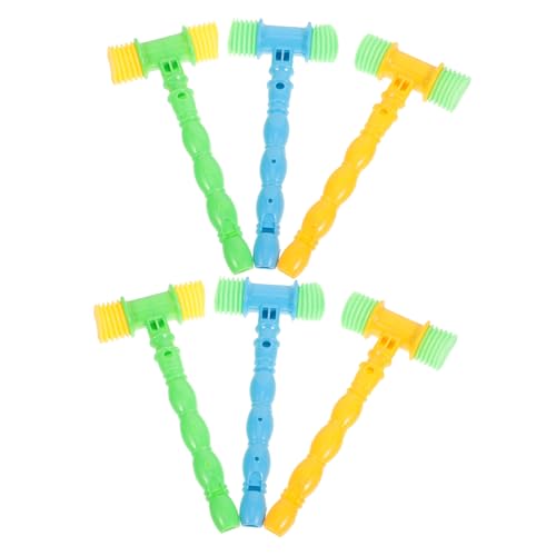 Beaupretty 6 Stück Teiliges Musikinstrument Spielzeugset Bunte Hämmer mit Angenehmem Griff Fördert und Muskeltraining für Kleinkinder Sicher und Geräuschaktiv für Neugeborene Zufällige Farbe von Beaupretty