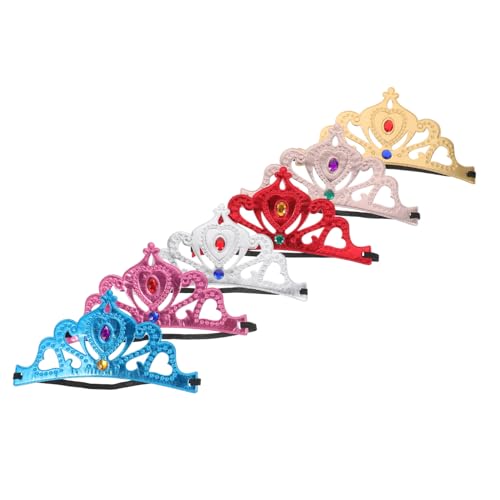 Beaupretty 6 Stück Teiliges Party Bunte Dekorative Kopfstücke Leichter Bequemer Kopfschmuck für Geburtstagsfeier Cosplay und Festliche Anlässe Geeignet für Mädchen und Kleine Prinzessinnen von Beaupretty