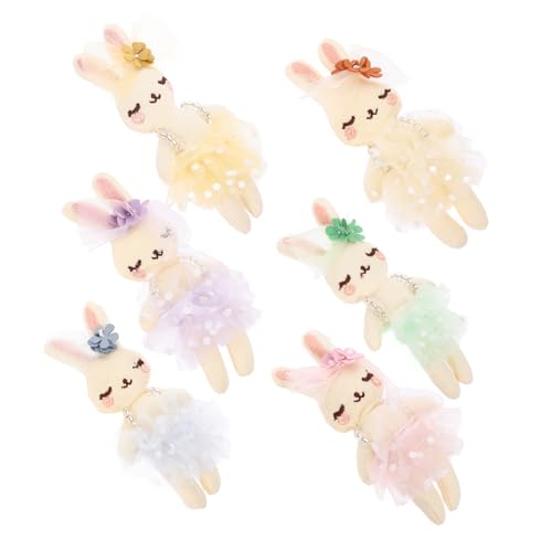 Beaupretty 6 Stück Teiliges Plüschkaninchen Flauschige Stofftiere für Ostern Dekorative und Spielgefährten für Hochwertigem und Stoff Gefertigt Beaupretty 6 Stück Teiliges Plüschkaninchen Flauschige Stofftiere für Ostern Dekorative und Spielgefährten für Hochwertigem und Stoff Gefertigt von Beaupretty