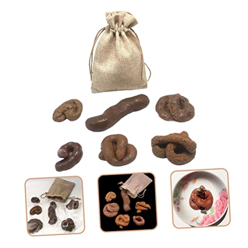 Beaupretty 6 Stück Teiliges Realistische Halloween Fake Poop Streichspielzeuge aus Weichem Material Lustige Party für Aprilscherz Halloween und Lustige Geschenkideen von Beaupretty