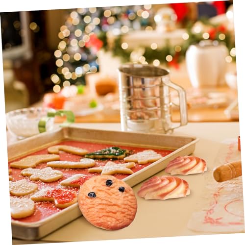 Beaupretty 6 Stück Teiliges Realistische Künstliche Weihnachtskekse aus Resin Detailgetreue Fake Plätzchen als Dekoratives Home Ornament Kompakt Langlebig und Pflegeleicht für Fotografie und von Beaupretty