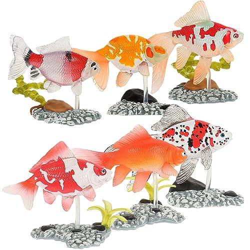 Beaupretty 6 Stück Teiliges Set Miniatur Goldfisch Figuren Dekorative Aquarienornamente aus Robustem Lernspielzeug für Wohn und Gartendekoration Beaupretty 6 Stück Teiliges Set Miniatur Goldfisch Figuren Dekorative Aquarienornamente aus Robustem Lernspielzeug für Wohn und Gartendekoration von Beaupretty