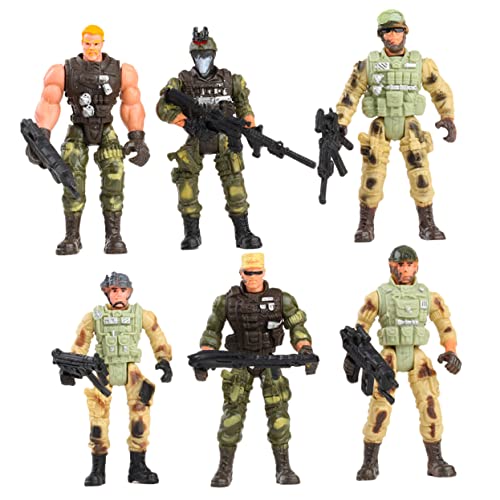 Beaupretty 6 Stück Teiliges Soldaten Figuren aus Flexiblem Kunststoff Bewegliche Arme und Beine Kindgerechtes Militärspielzeug für Fantasievolles Rollenspiel Sichere Robuste Modelle Beaupretty 6 Stück Teiliges Soldaten Figuren aus Flexiblem Kunststoff Bewegliche Arme und Beine Kindgerechtes Militärspielzeug für Fantasievolles Rollenspiel Sichere Robuste Modelle von Beaupretty