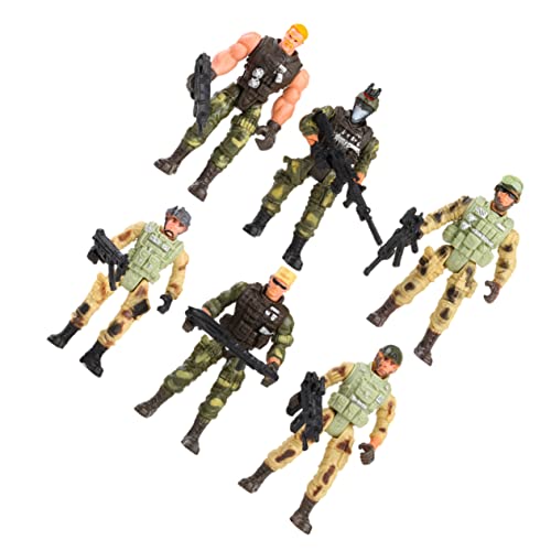 Beaupretty 6 Stück Teiliges Soldatenfiguren Set Zufällige Modelle aus Hochwertigem für Interaktive Spiele und Kreative Szenarien von Beaupretty