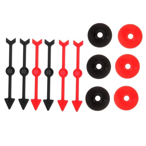 Beaupretty 6 Stück Teiliges Spielzeiger Kunststoff Lange Rotierende Pfeile in Schwarz und Rot für Brettspiele Unterricht und Interaktive Kinderpartys Beaupretty 6 Stück Teiliges Spielzeiger Kunststoff Lange Rotierende Pfeile in Schwarz und Rot für Brettspiele Unterricht und Interaktive Kinderpartys von Beaupretty