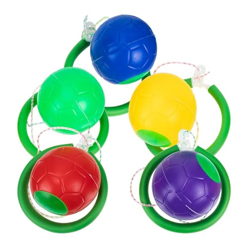 Beaupretty 6 Stück Knöchel Springball Spielzeug für Kinder Interaktives Outdoor Fitness Spielzeug Leicht und Tragbar für Spielplatz und Garten von Beaupretty