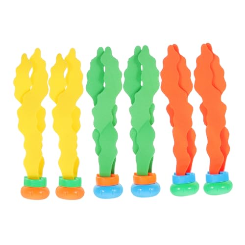 Beaupretty 6 Stück Teiliges Taucher aus Kunststoff mit Seegras Form Buntes Wasserspielzeug für Unterwasser Tauchen und Schwimmtraining Geeignet für Sommer Pool und Urlaubsspaß Beaupretty 6 Stück Teiliges Taucher aus Kunststoff mit Seegras Form Buntes Wasserspielzeug für Unterwasser Tauchen und Schwimmtraining Geeignet für Sommer Pool und Urlaubsspaß von Beaupretty