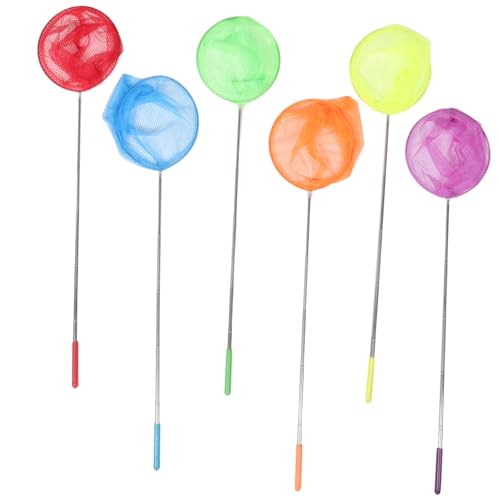 Beaupretty 6 Stück Teiliges Teleskop insektennetz für Ausziehbares Edelstahl stangennetz Leichtes Outdoor Fangen von Insekten Schmetterlingen und Kleinen Fischen Buntes Fangnetz für Jungen Beaupretty 6 Stück Teiliges Teleskop insektennetz für Ausziehbares Edelstahl stangennetz Leichtes Outdoor Fangen von Insekten Schmetterlingen und Kleinen Fischen Buntes Fangnetz für Jungen von Beaupretty