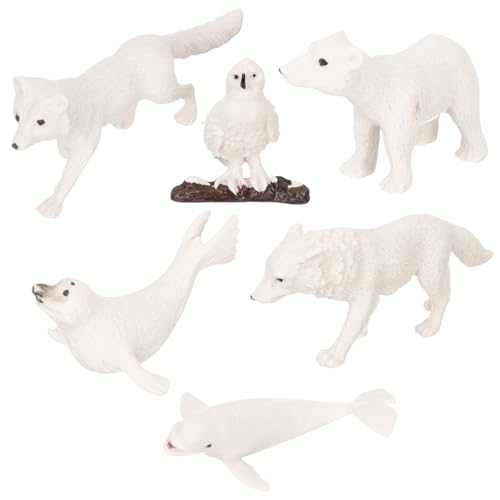 Beaupretty 6 Stück Teiliges Wildtiermodell aus Pädagogisches Lernspielzeug für Realistische Arktische Tierfiguren Fördert Kreativität und Naturverständnis für Jungen und Mädchen Beaupretty 6 Stück Teiliges Wildtiermodell aus Pädagogisches Lernspielzeug für Realistische Arktische Tierfiguren Fördert Kreativität und Naturverständnis für Jungen und Mädchen von Beaupretty